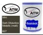 Preview: Mini, Dark Shawdow Metallic (matt), B27: 500ml Lackdose, von ATW Autoteile West.